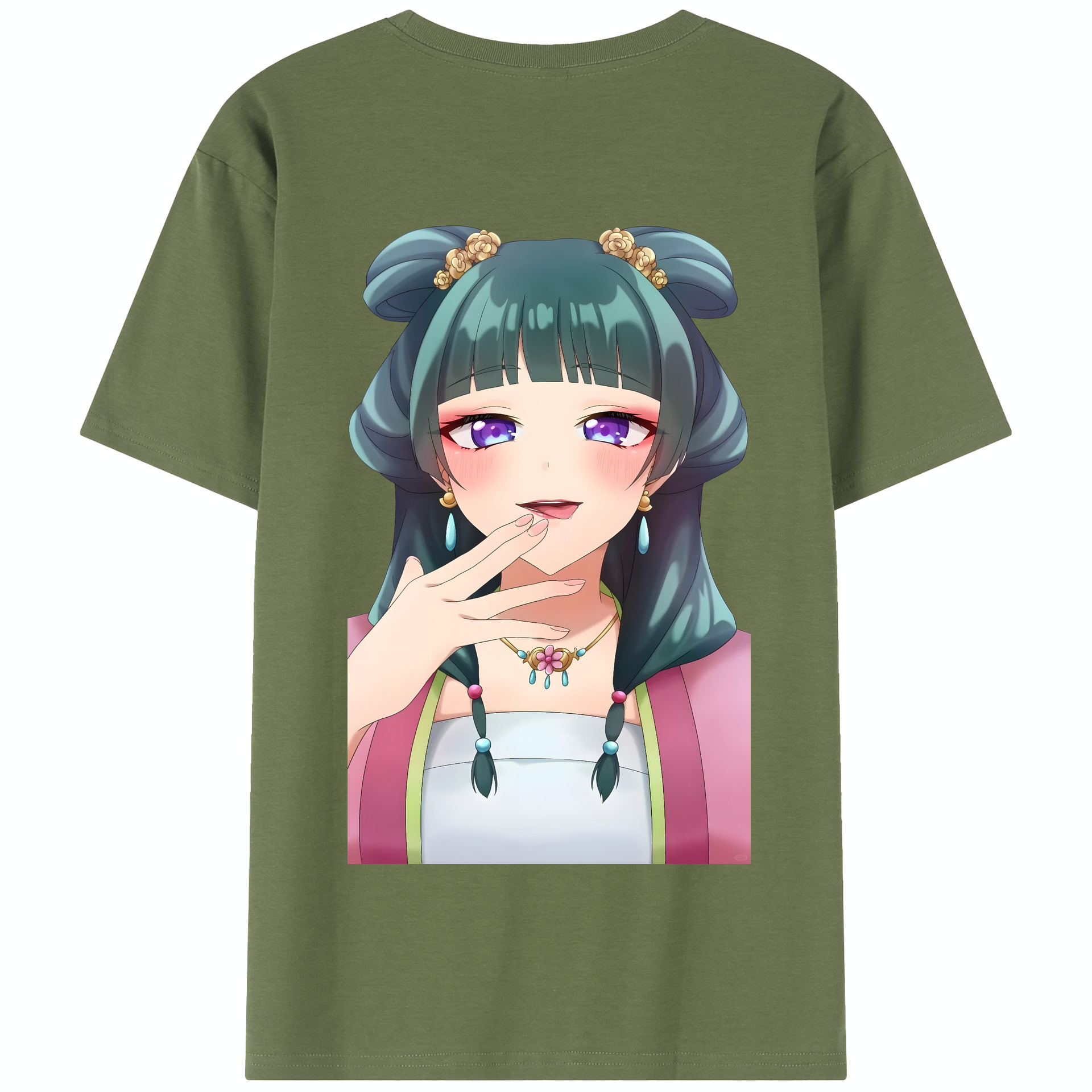 （画像用） 薬屋のひとりごと The Apothecary Diaries 綿100％半袖Tシャツ（背面プリント）